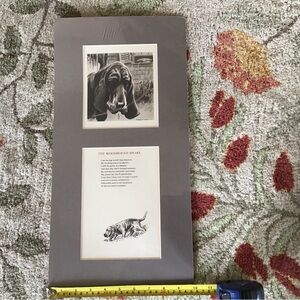 Matted Bloodhound poem and sketch by Morgan Dennis